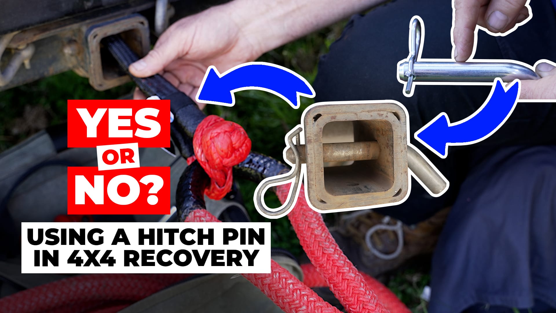 Should you use a hitch pin as a 4x4 recovery device?