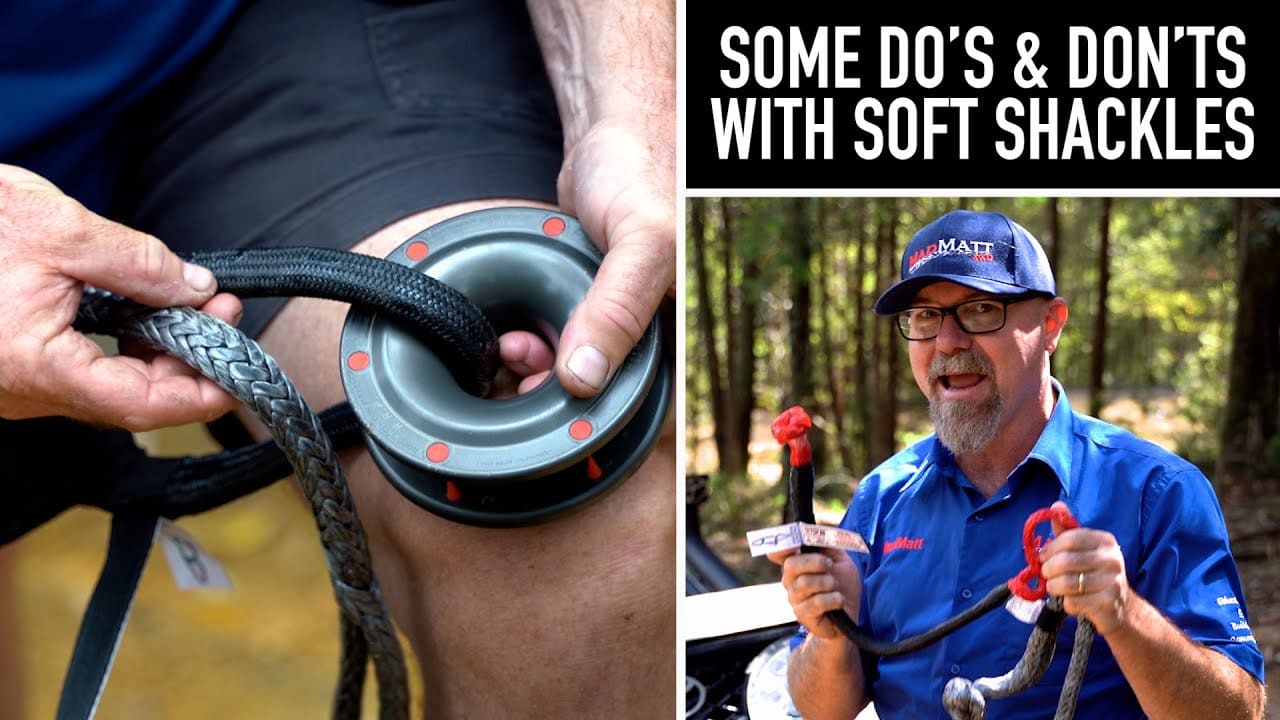 Soft Shackles some Do's and Don'ts when using them in 4x4 recoveries -  MadMatt 4WD